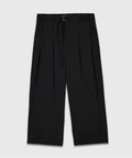Belted Wide Slacks Black