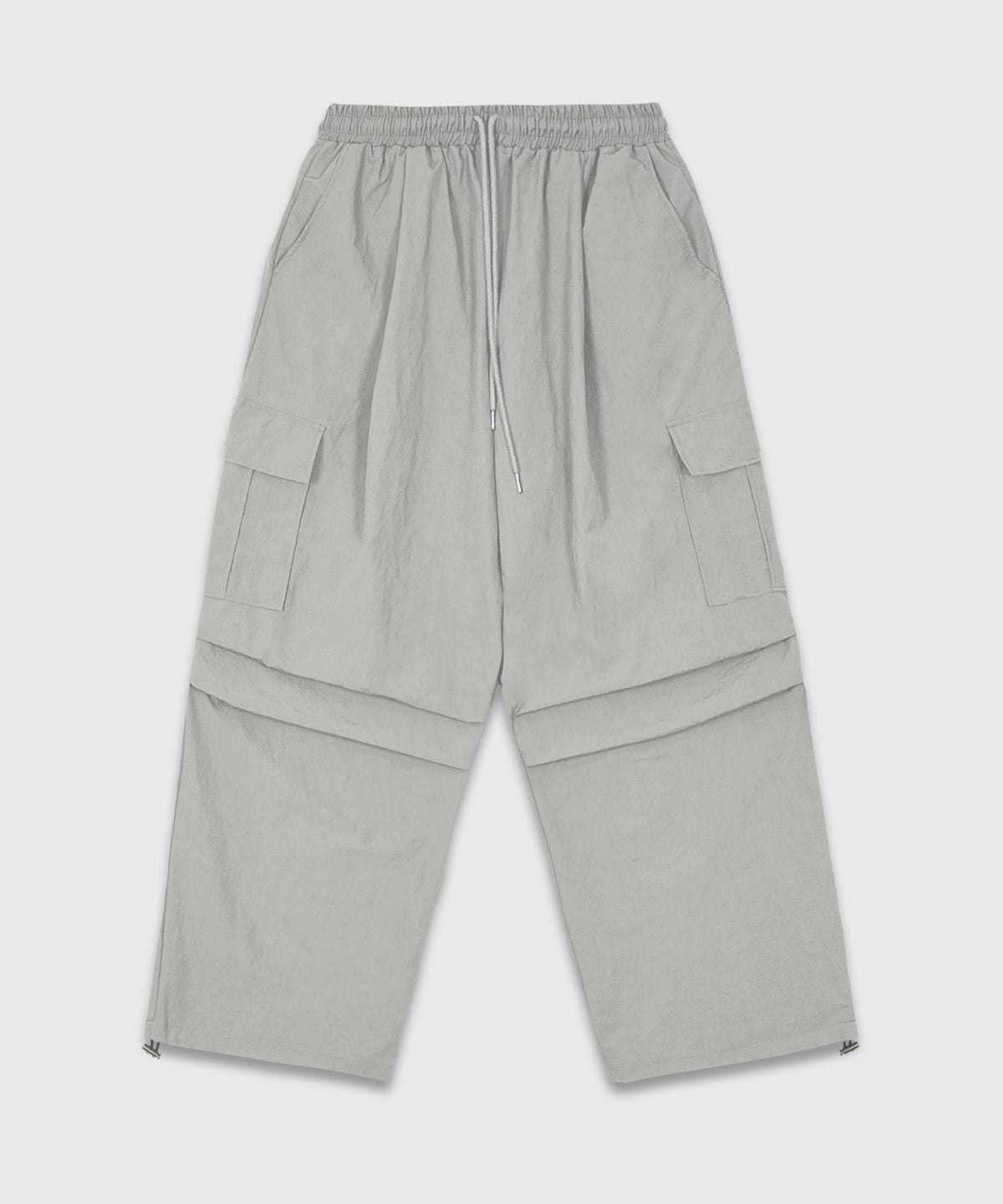 Wind Cargo Parachute String Pants Grey