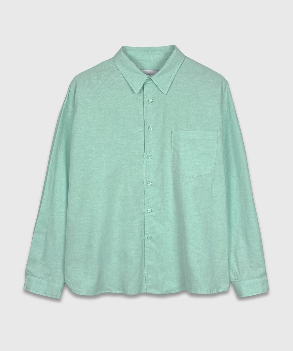 Oxford Basic Over Shirt Mint