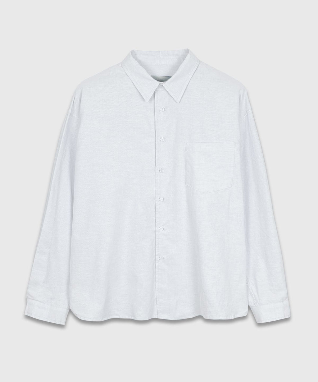 Oxford Basic Over Shirt White