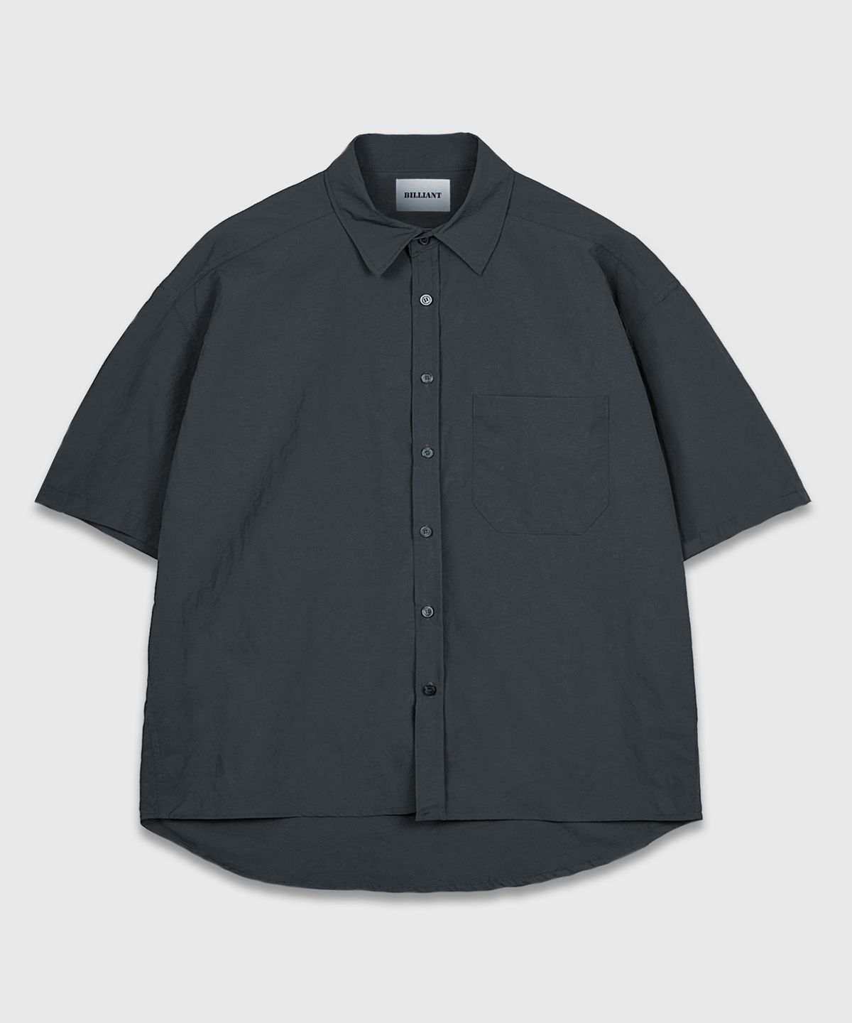 Wind Short Sleeve Shirt Charcoal