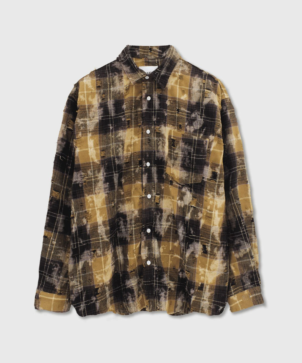 Damage One Pocket Shirt Mustard