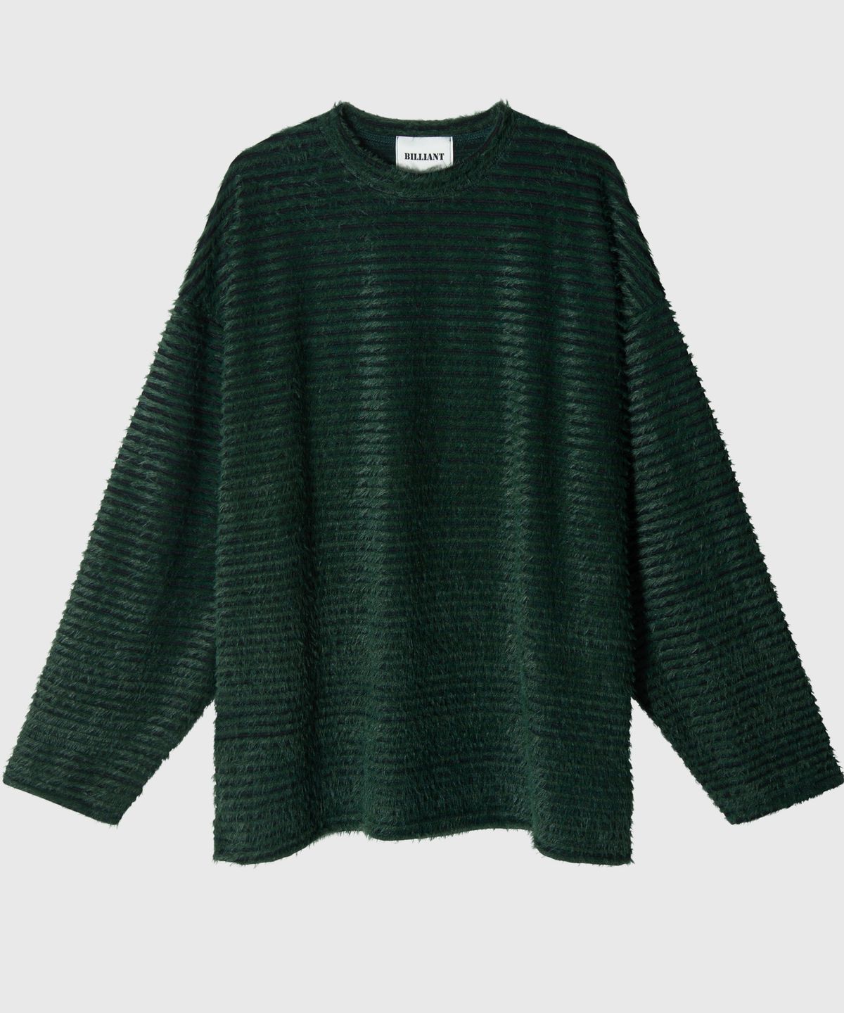 Mohair Over Border Knit Green