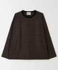 Soft Over Border Knit Wine