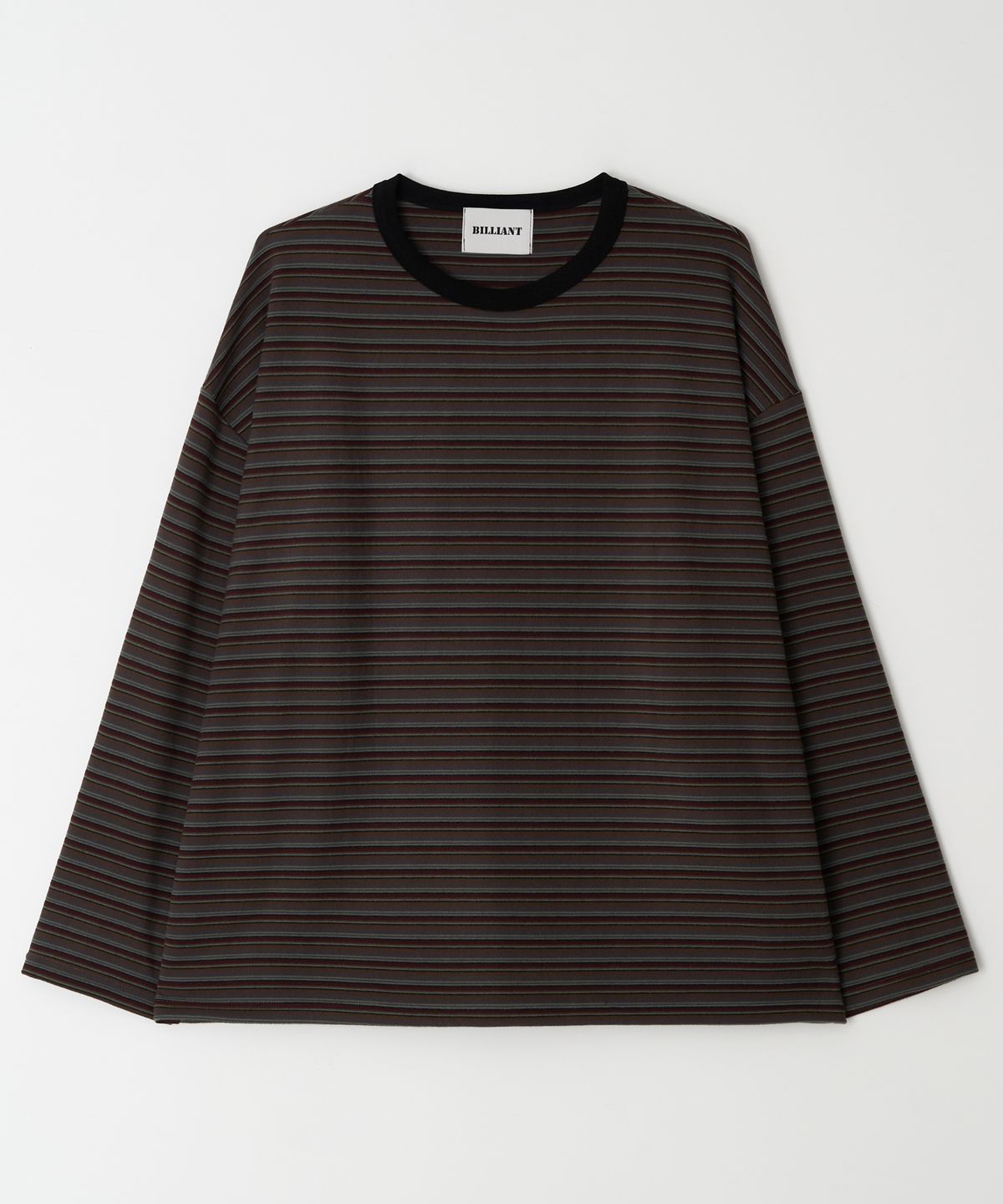 Soft Over Border Knit Wine