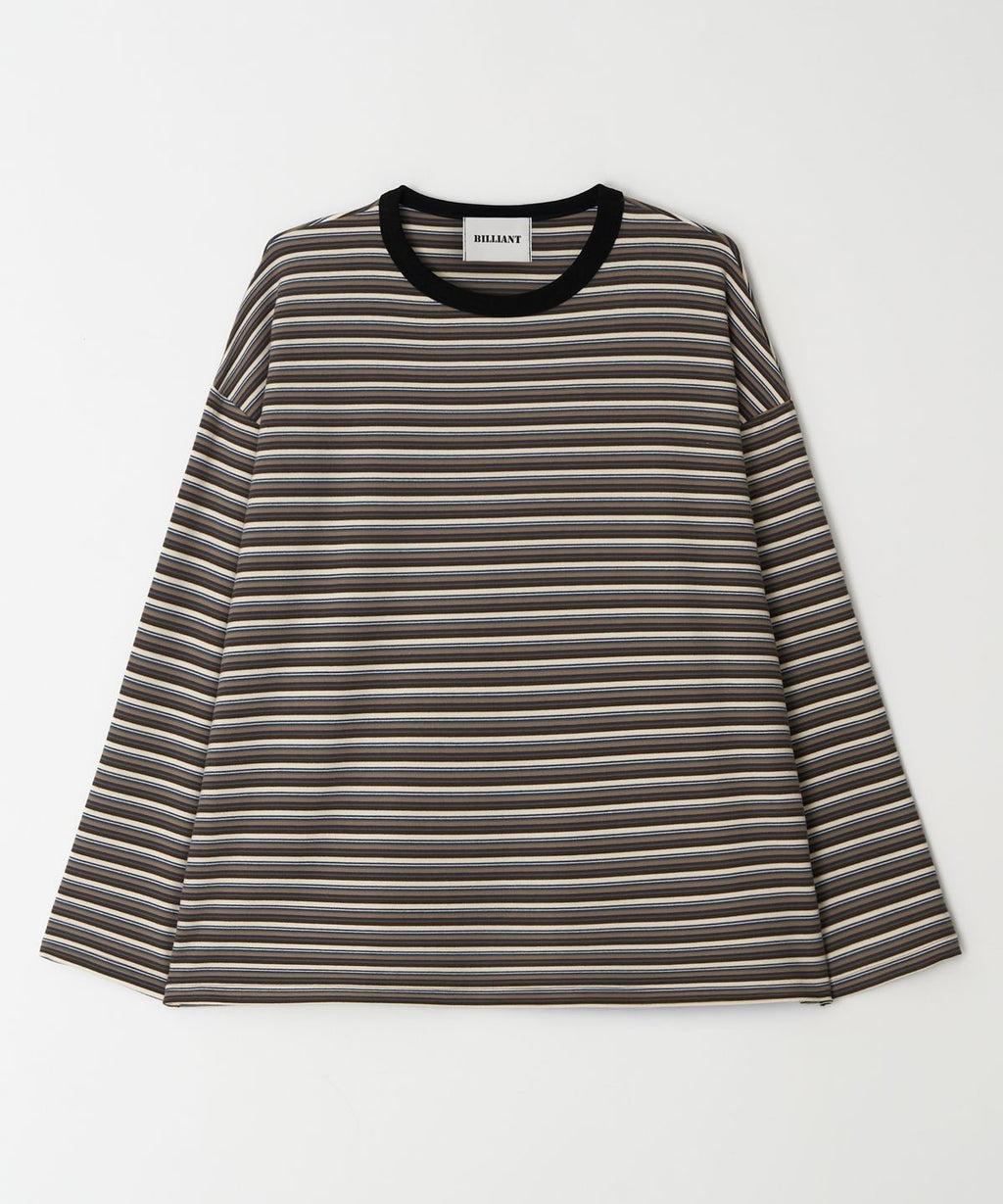 Soft Over Border Knit Blue