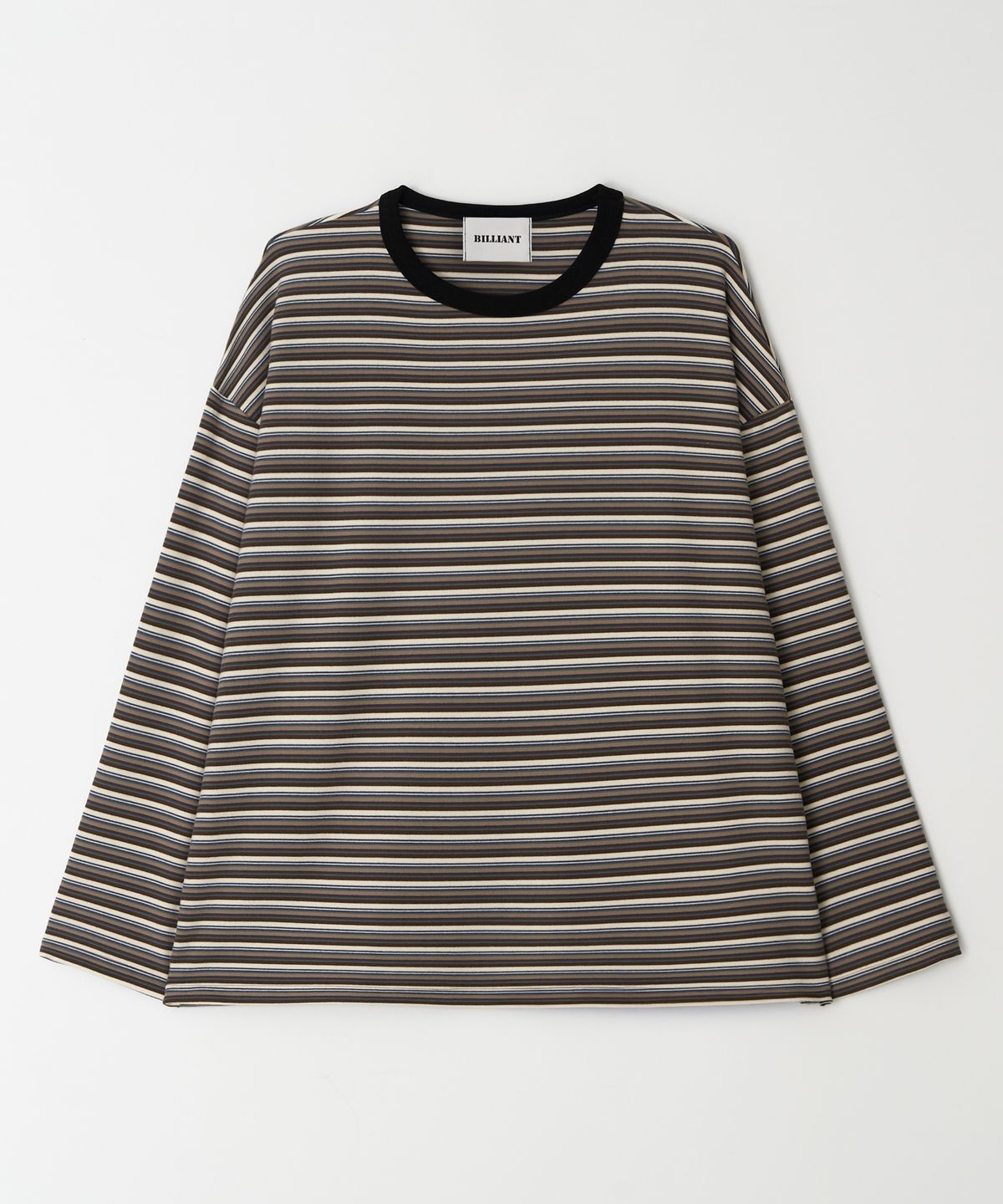 Soft Over Border Knit Blue