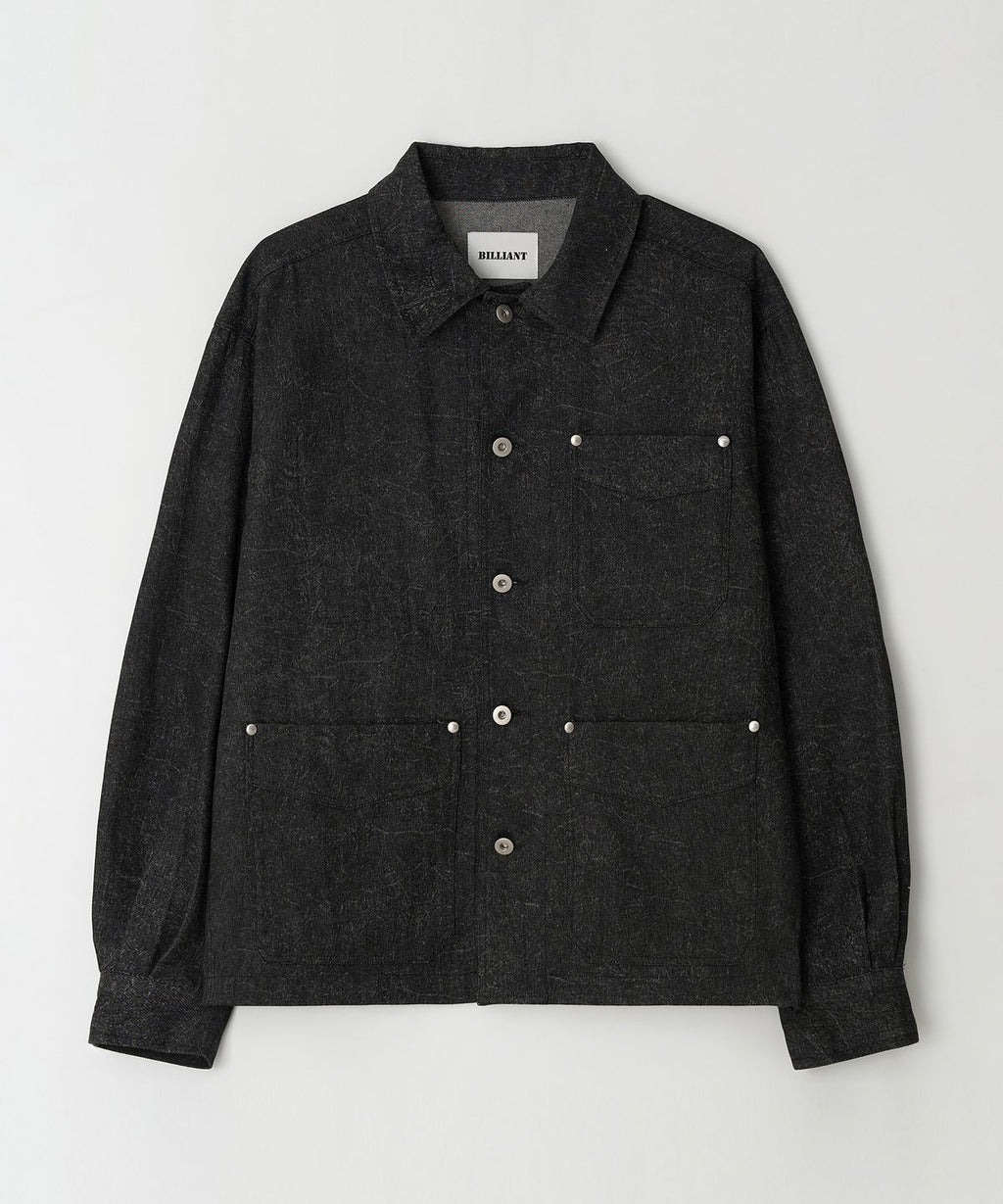 Salt Denim Work Jacket Black