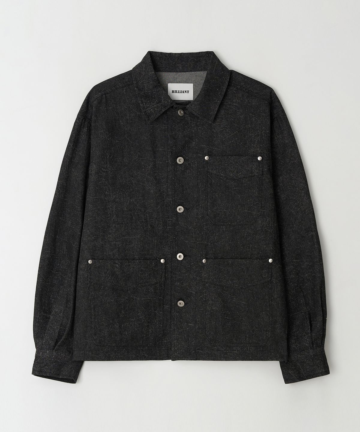 Salt Denim Work Jacket Black