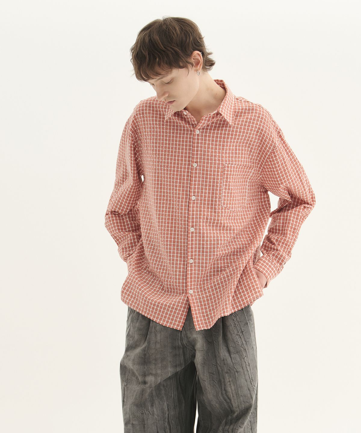 Classic Check Shirt Red