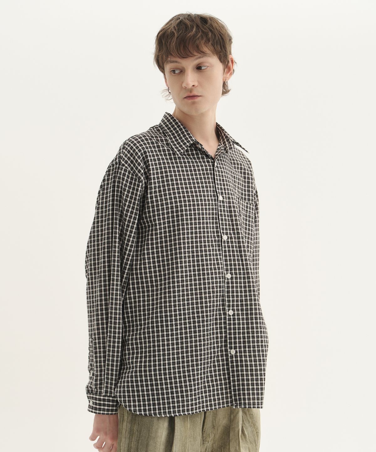 Classic Check Shirt Black