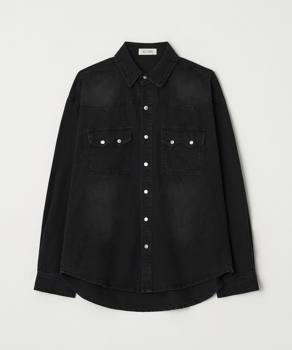 Western Denim Shirt Black