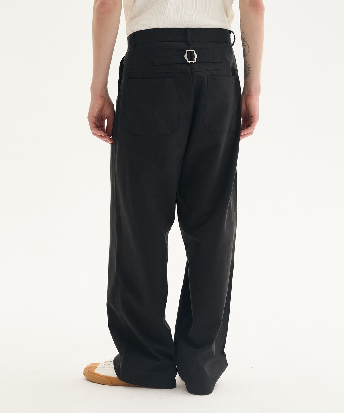 Classic Cotton Bijou Pants Black