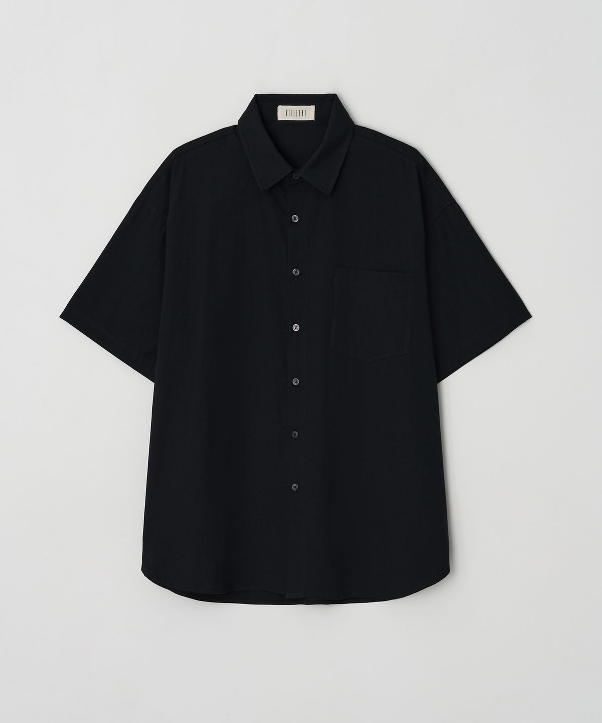 All-Day Linen-Like Shirt Black