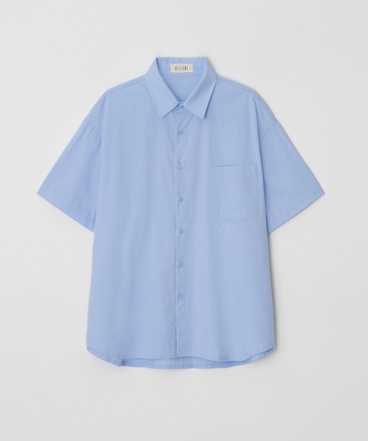 All-Day Linen-Like Shirt Sky Blue