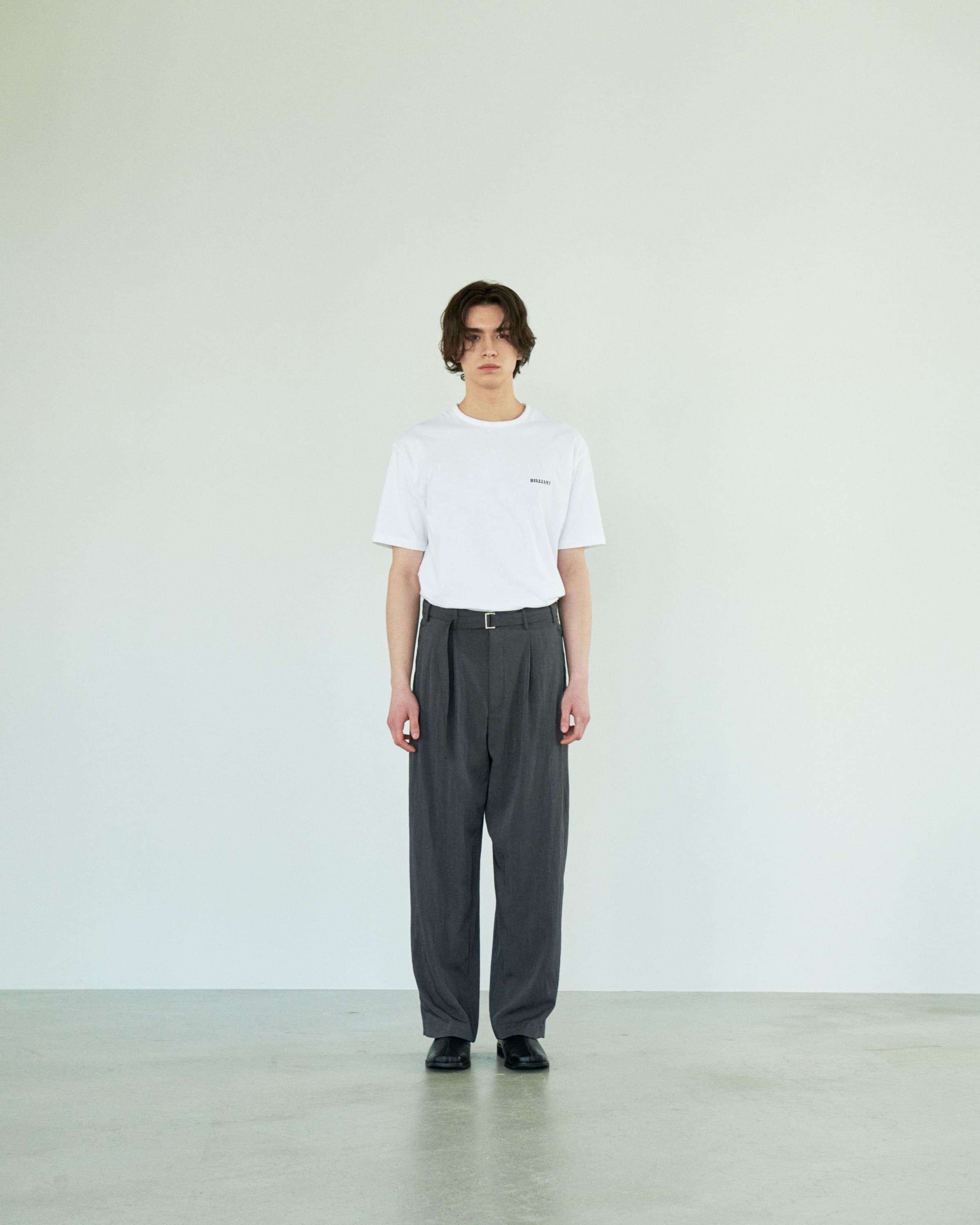 BILLIANT-Basic Open T-Shirt Ivory - detail 6