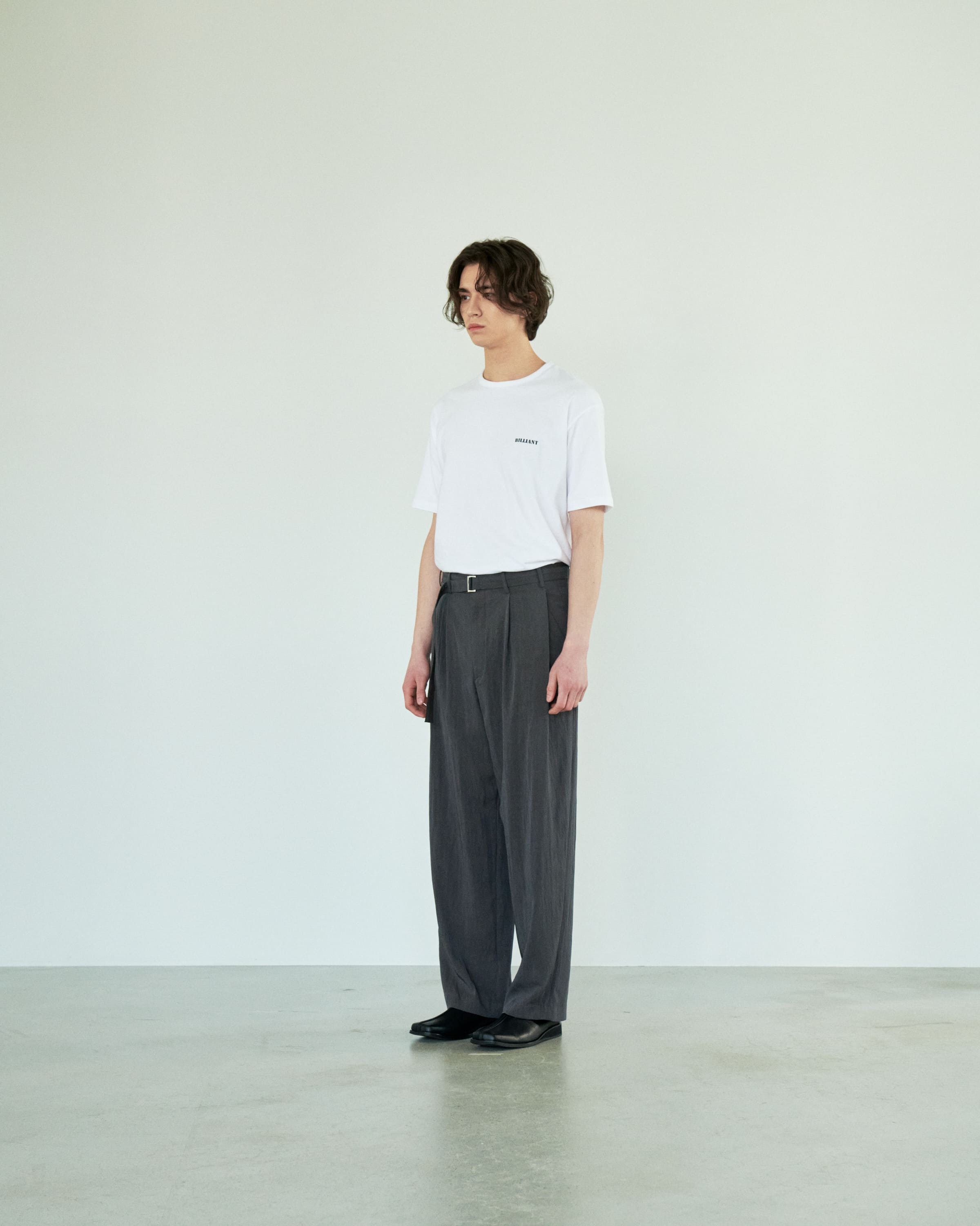 BILLIANT-Basic Open T-Shirt Ivory - detail 7