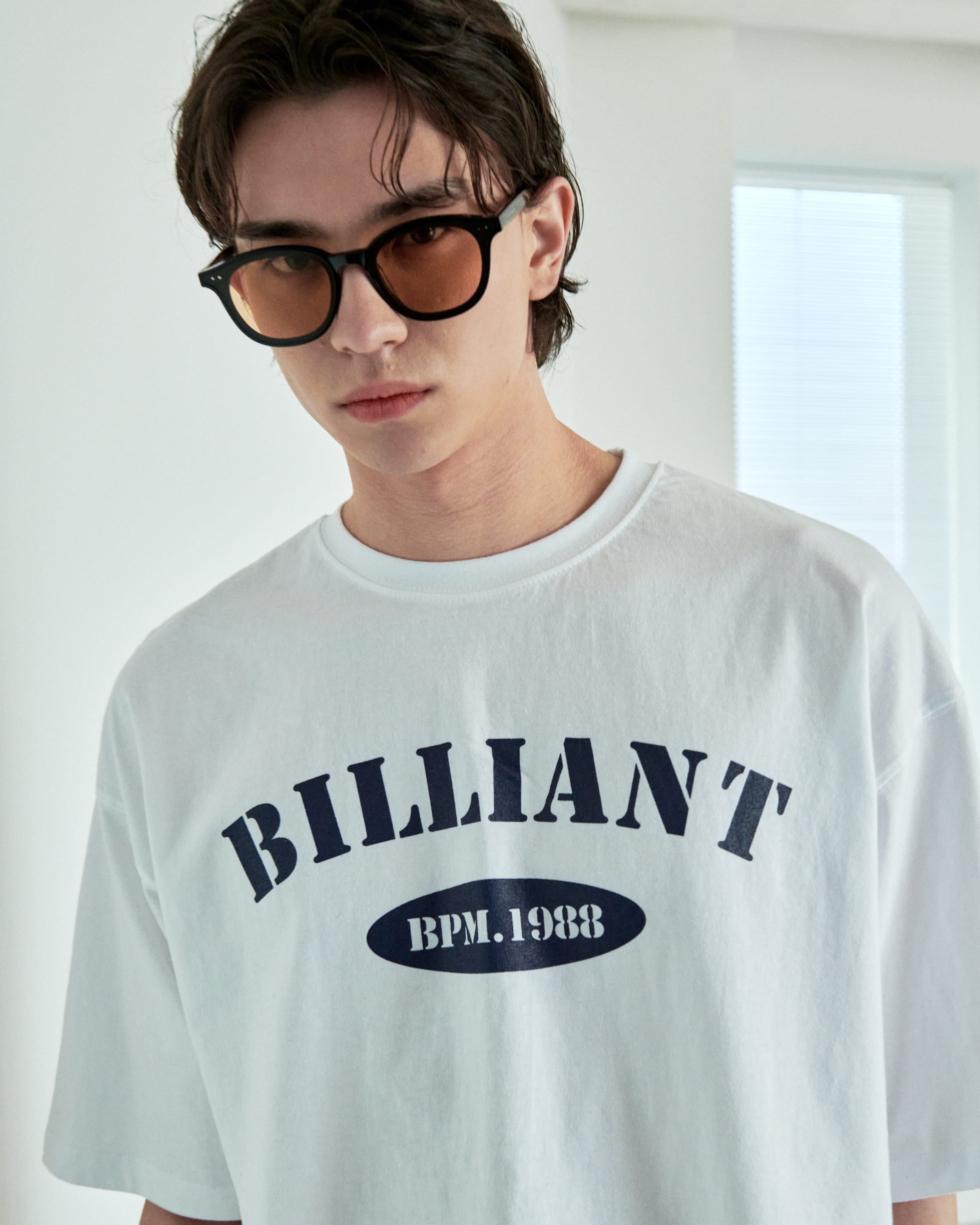 Over-Fit Open T-Shirt White