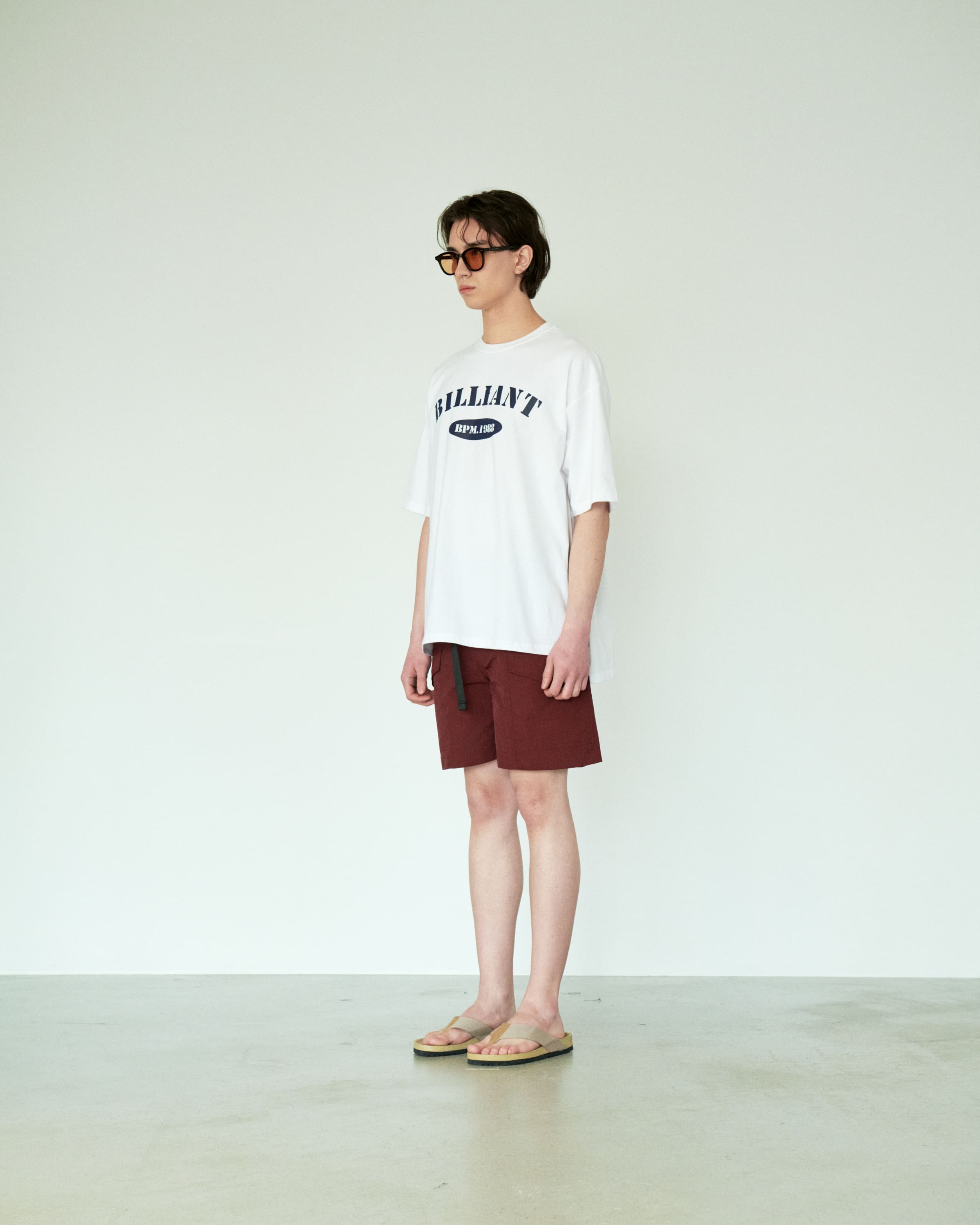 Over-Fit Open T-Shirt White - detail 7