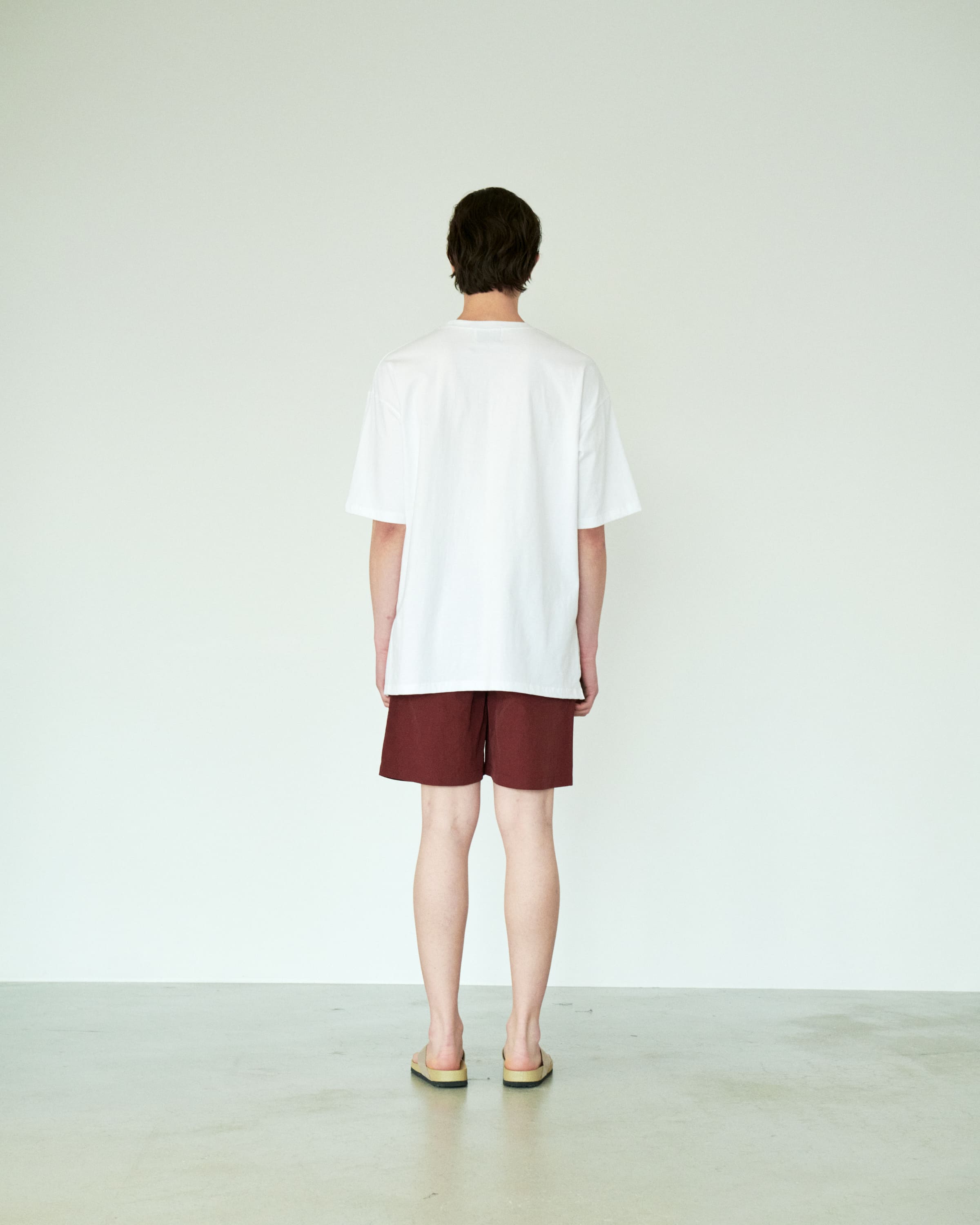 Over-Fit Open T-Shirt White - detail 8