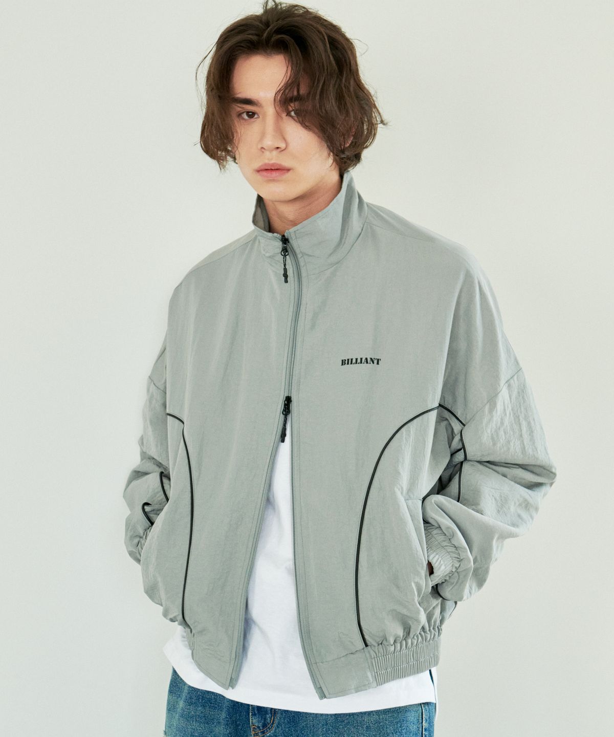 City Line Blouson Grey - detail 2
