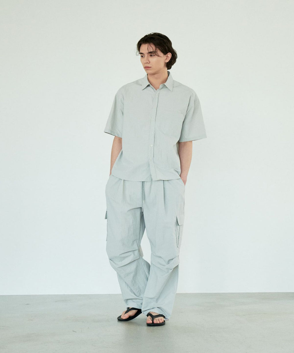 Wind Cargo Parachute String Pants Grey - detail 2