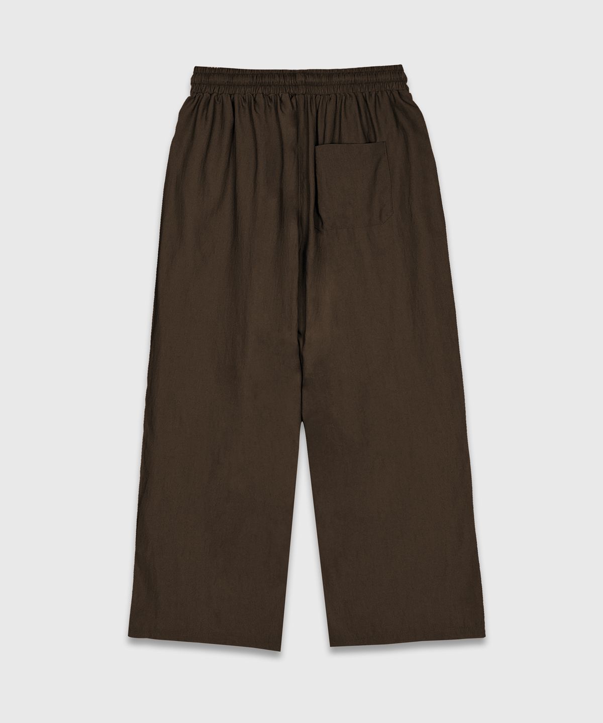 Recycled Wide Banded Pants Brown - detail 1