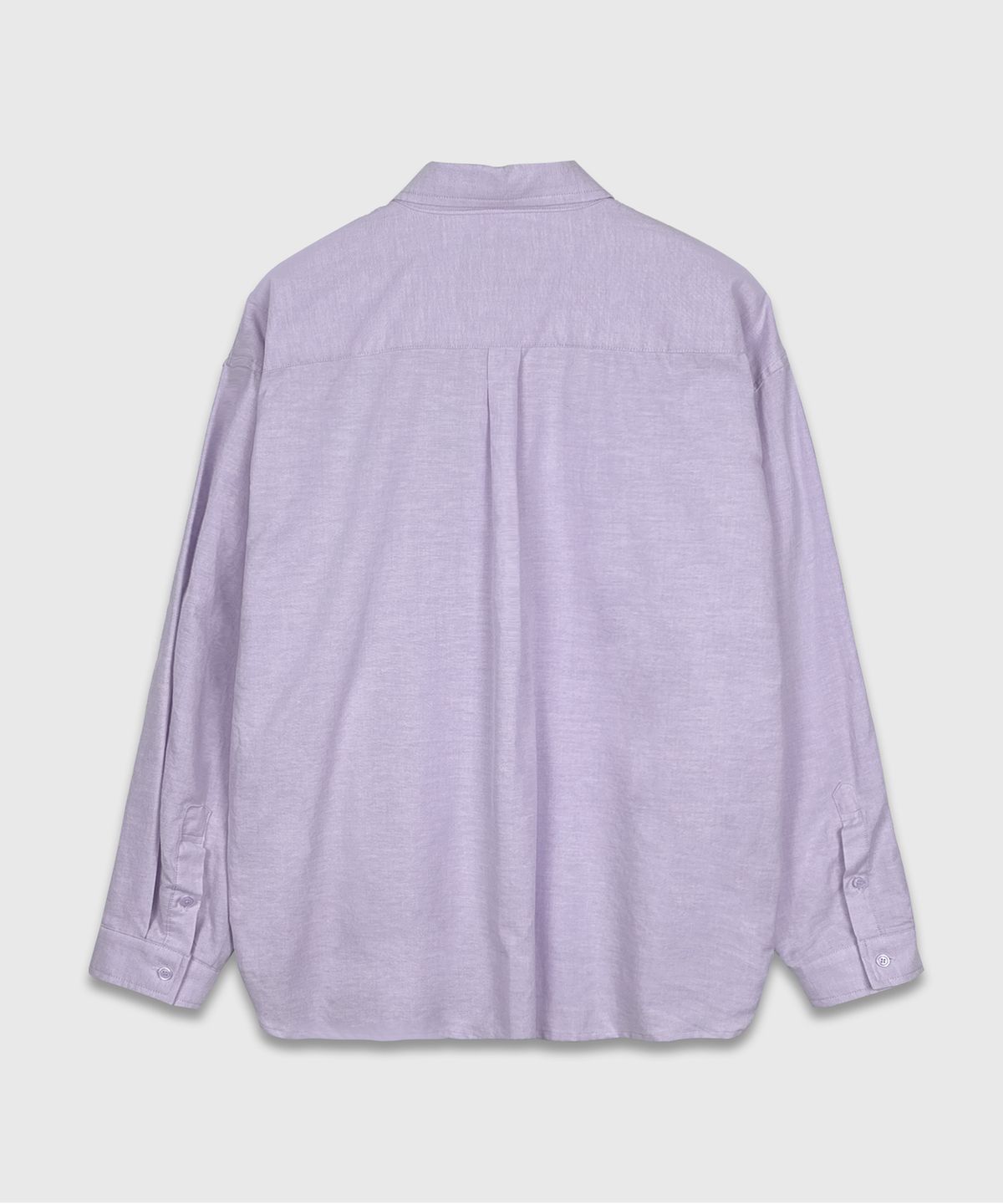 Oxford Basic Over Shirt Lilac - back