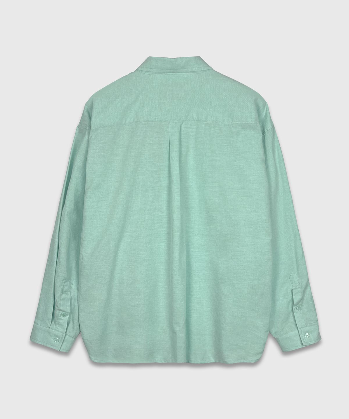 Oxford Basic Over Shirt Mint - back