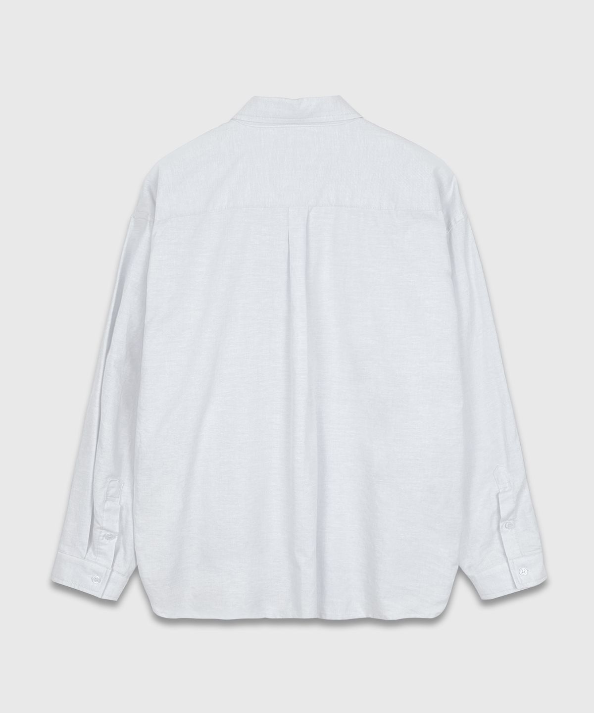 Oxford Basic Over Shirt White - back