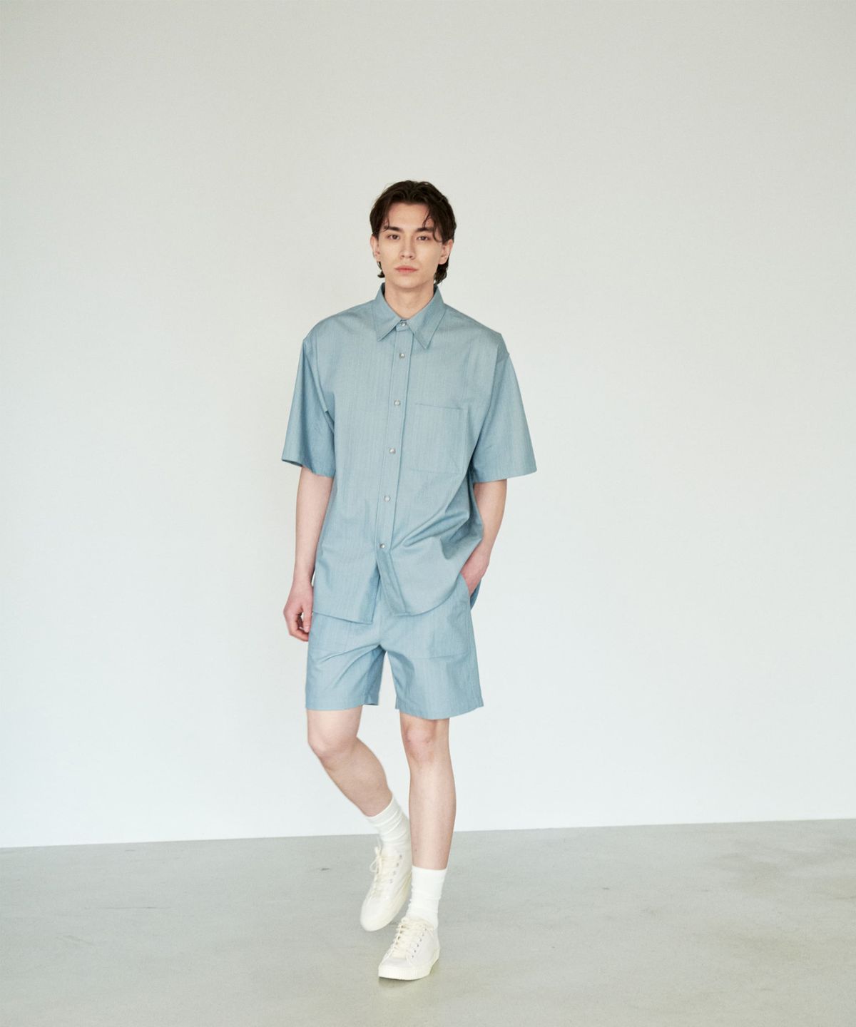 Camper Denim Slip Shirt Blue - detail 2