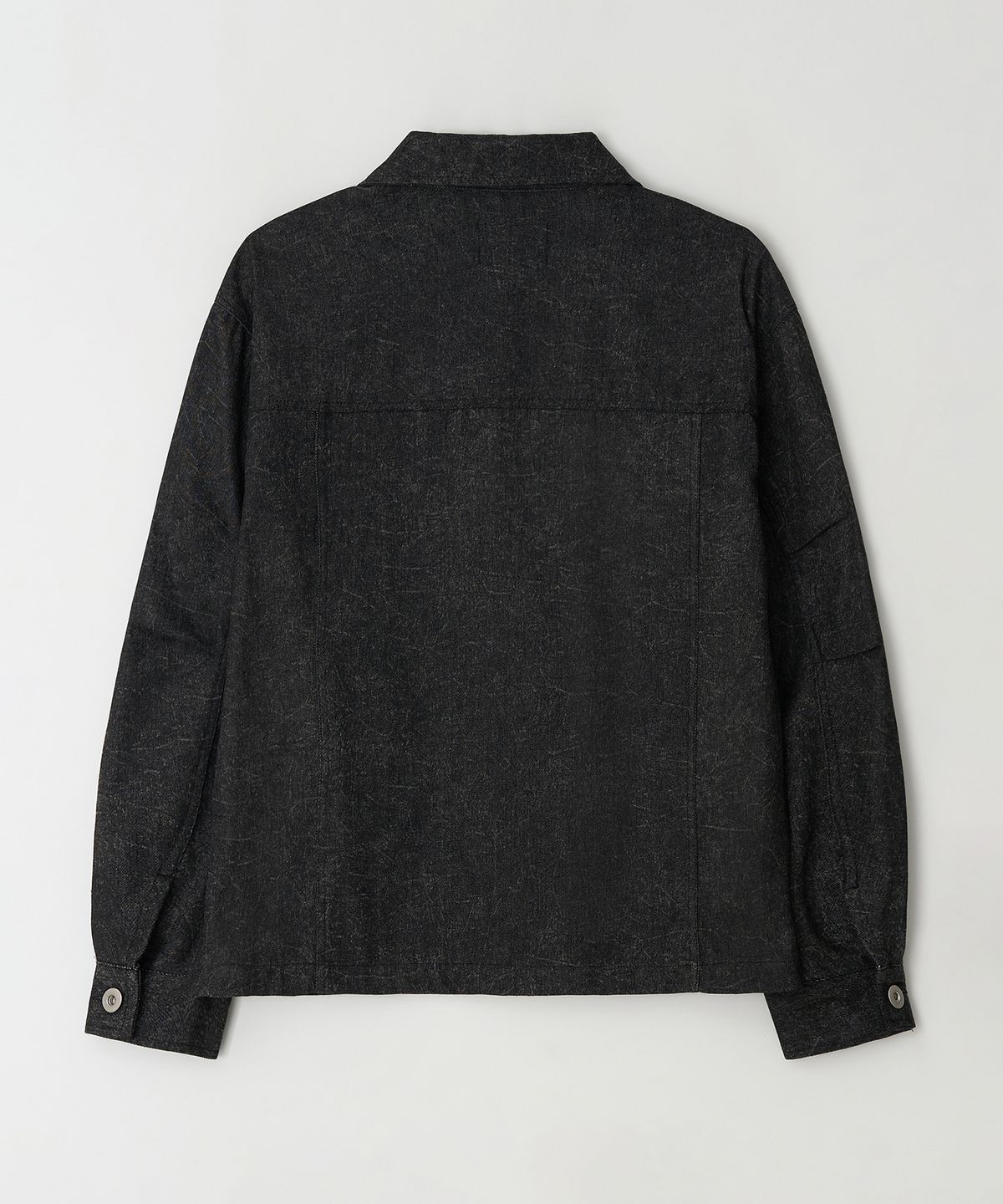 Salt Denim Work Jacket Black - detail 1