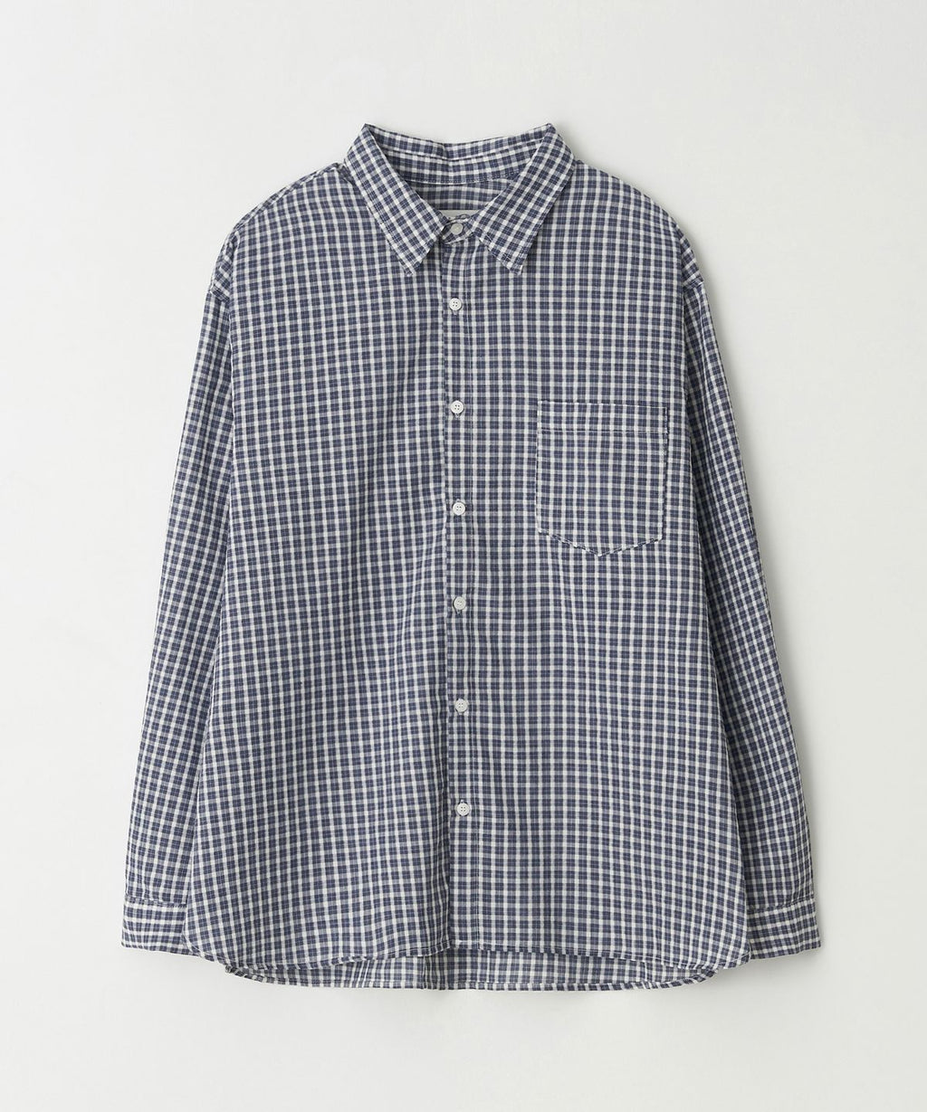 Classic Check Shirt Navy - detail 1