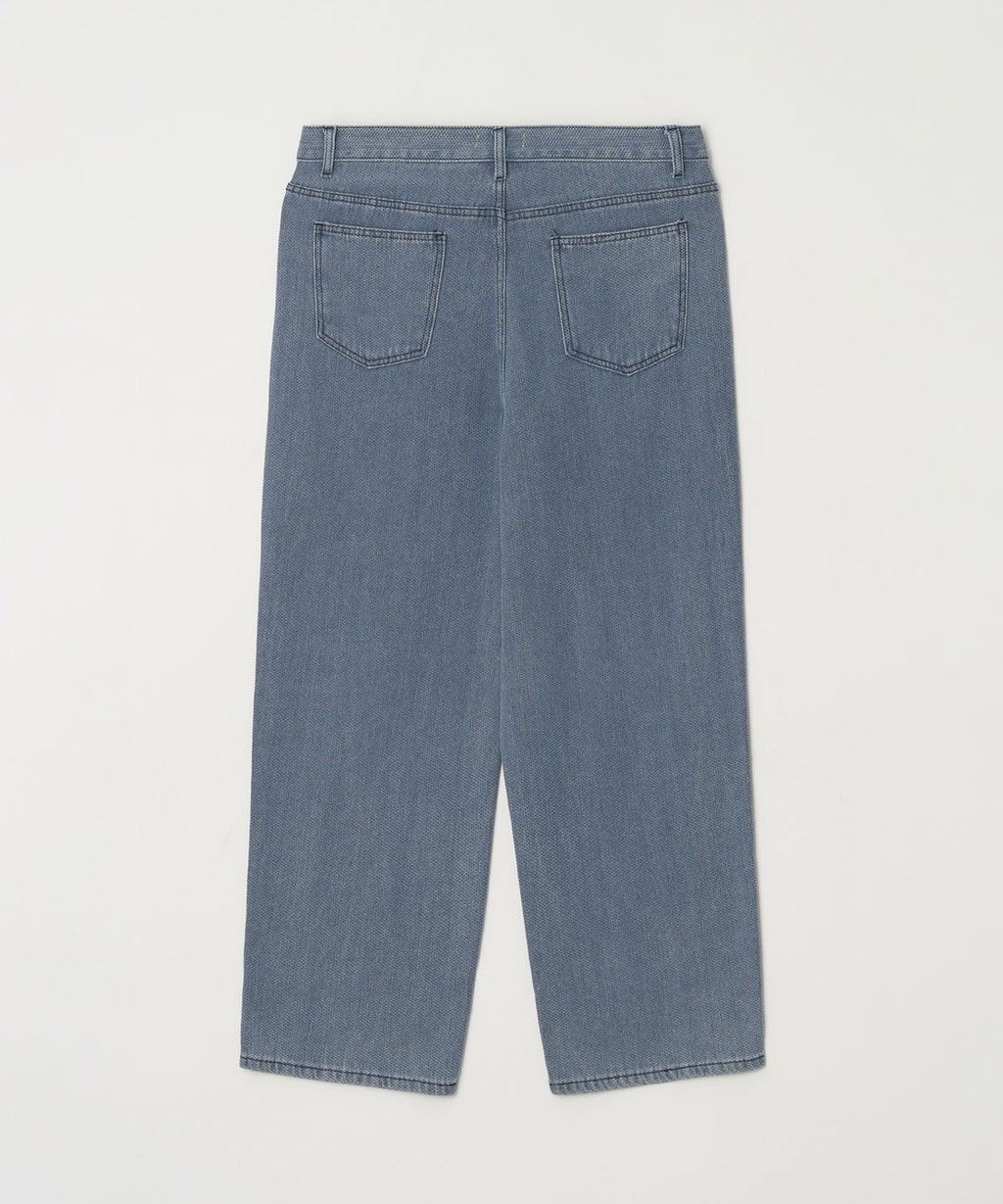 Soft Faded Denim Pants Light Blue - detail 2