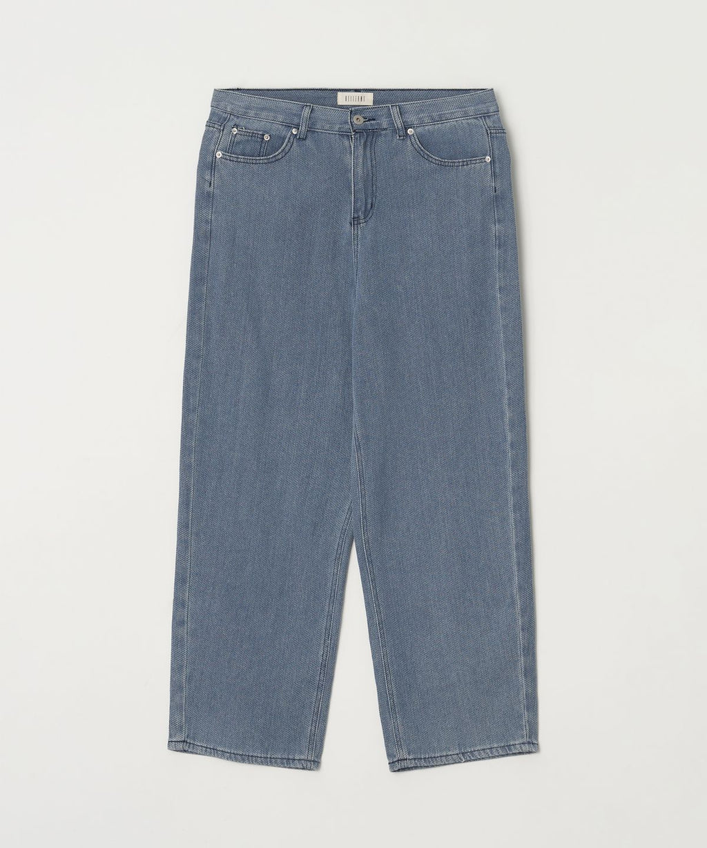 Soft Faded Denim Pants Light Blue - detail 1