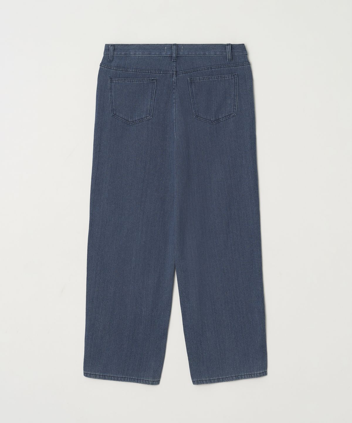 Soft Faded Denim Pants Deep Blue - detail 2