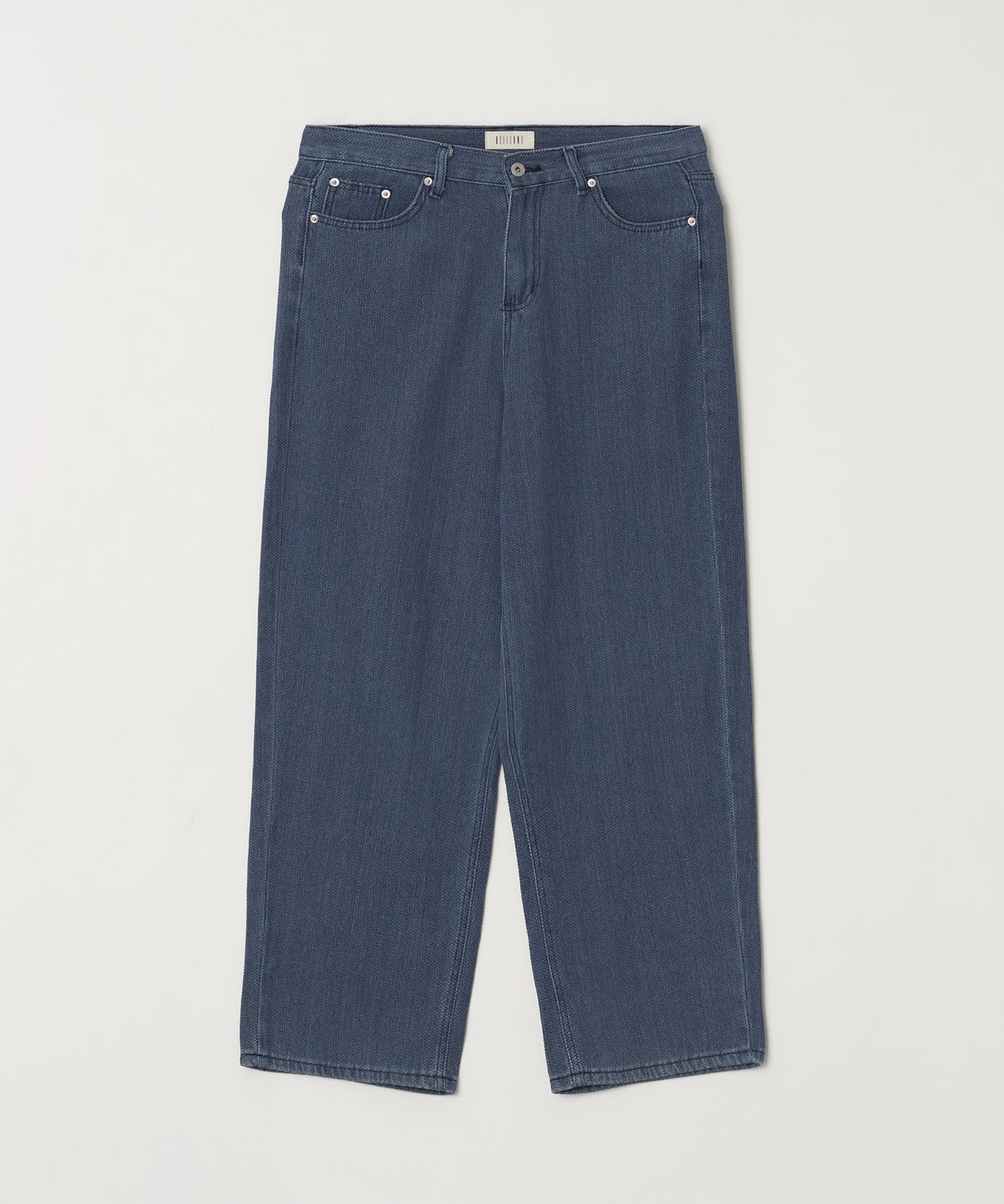 Soft Faded Denim Pants Deep Blue - detail 1