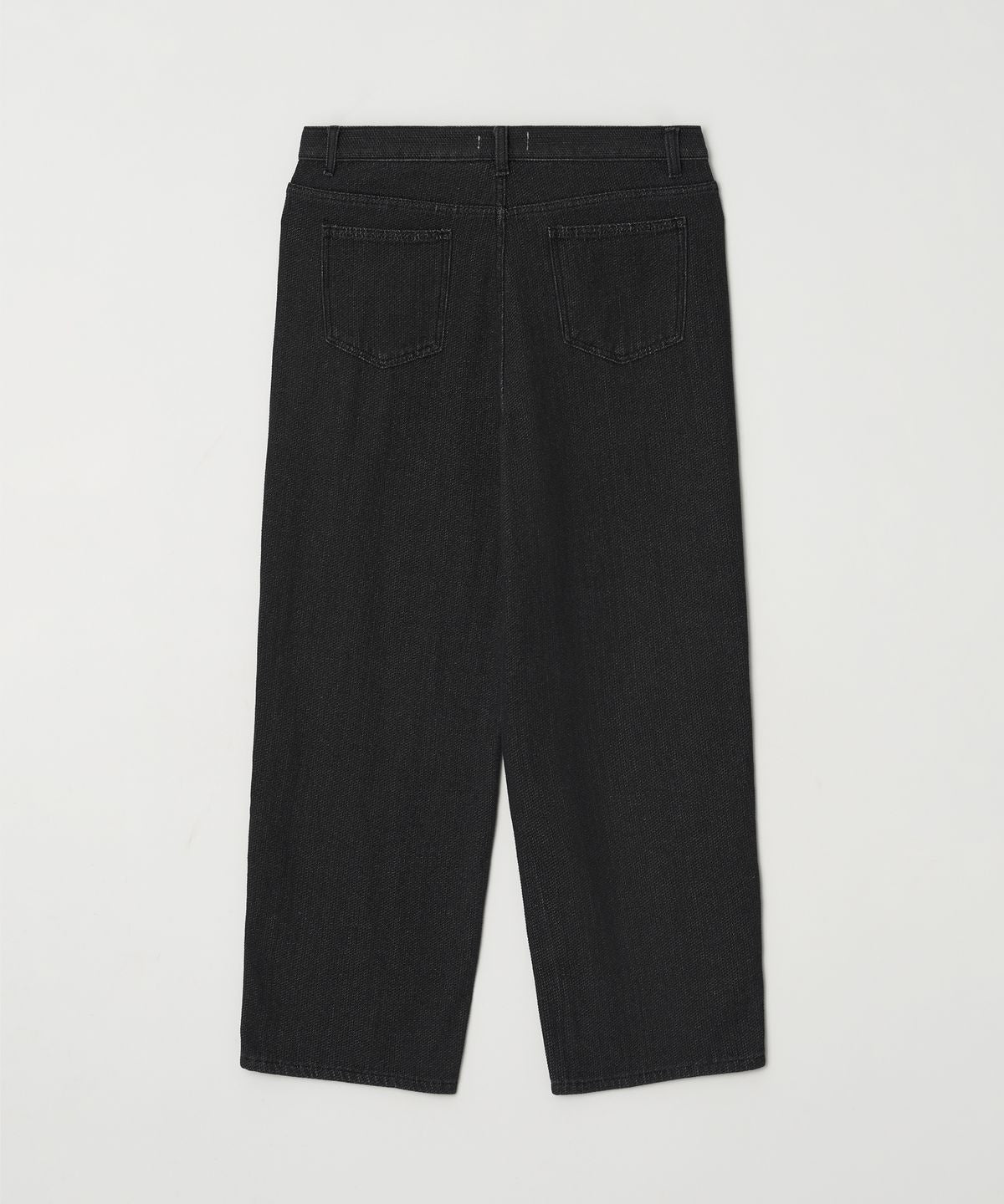 Soft Faded Denim Pants Black - detail 2