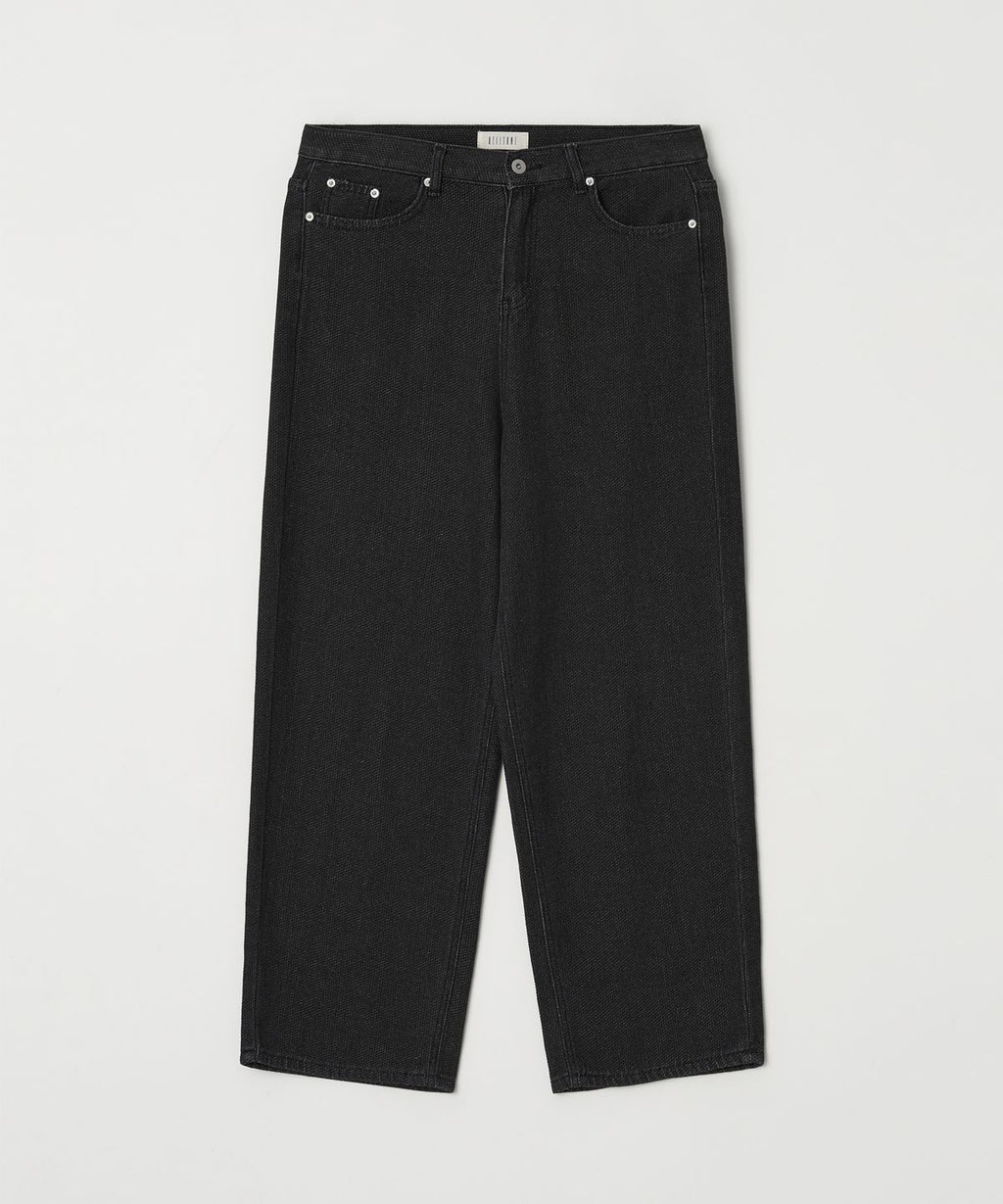 Soft Faded Denim Pants Black - detail 1