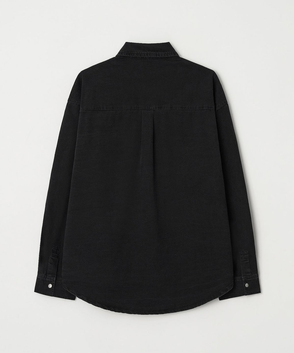 Western Denim Shirt Black - detail 2