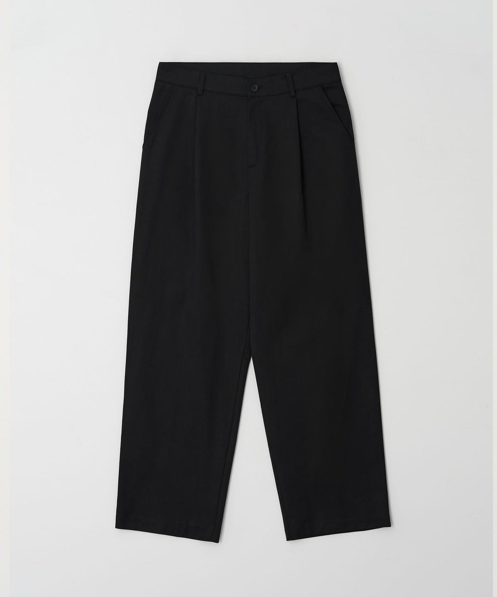 Classic Cotton Bijou Pants Black - detail 1