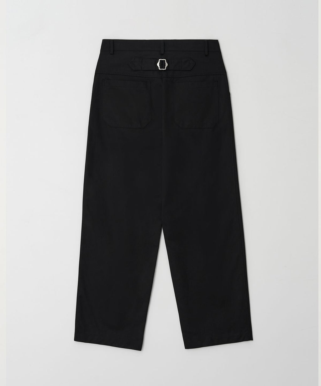 Classic Cotton Bijou Pants Black - detail 2