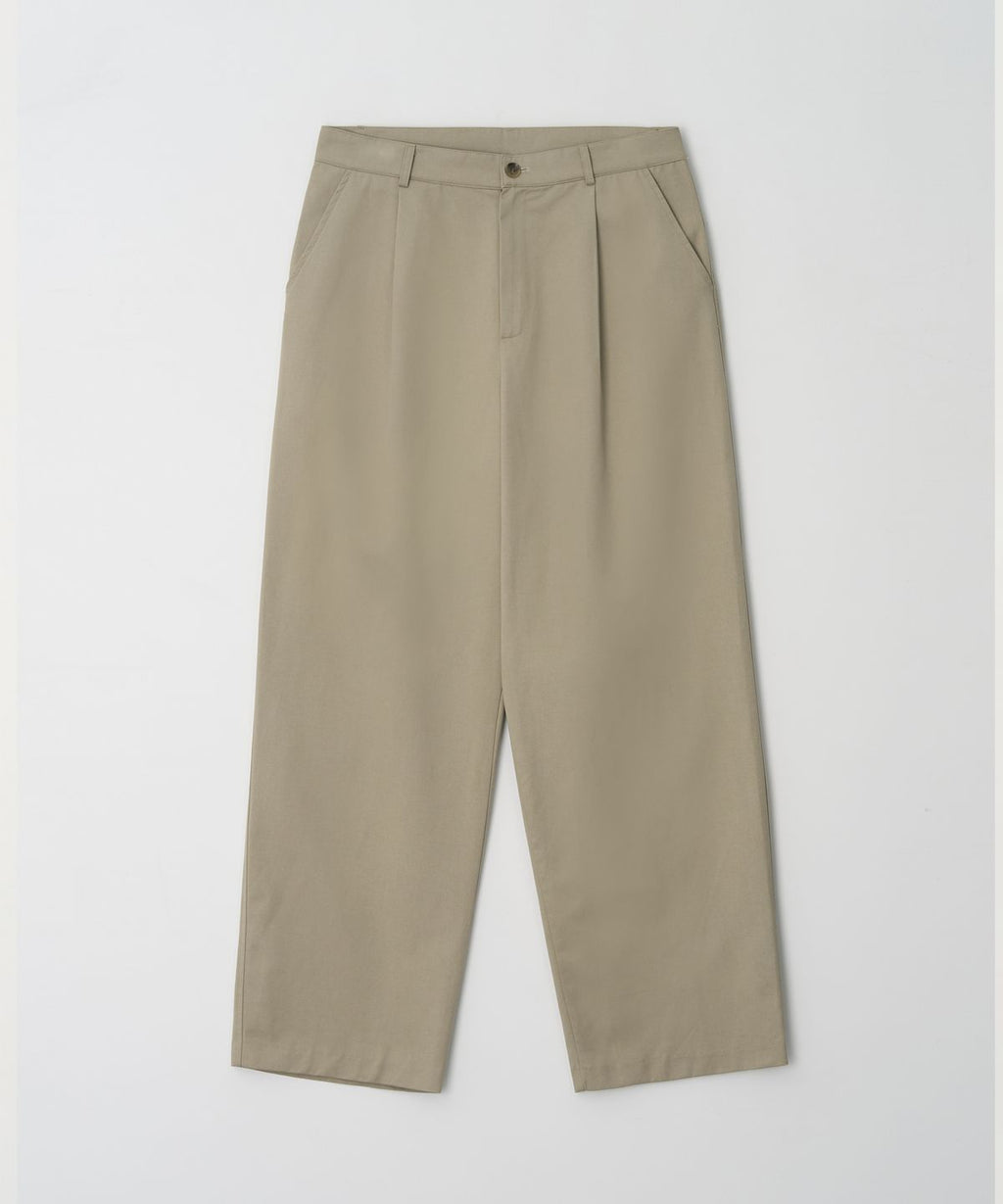 Classic Cotton Bijou Pants Beige - detail 1