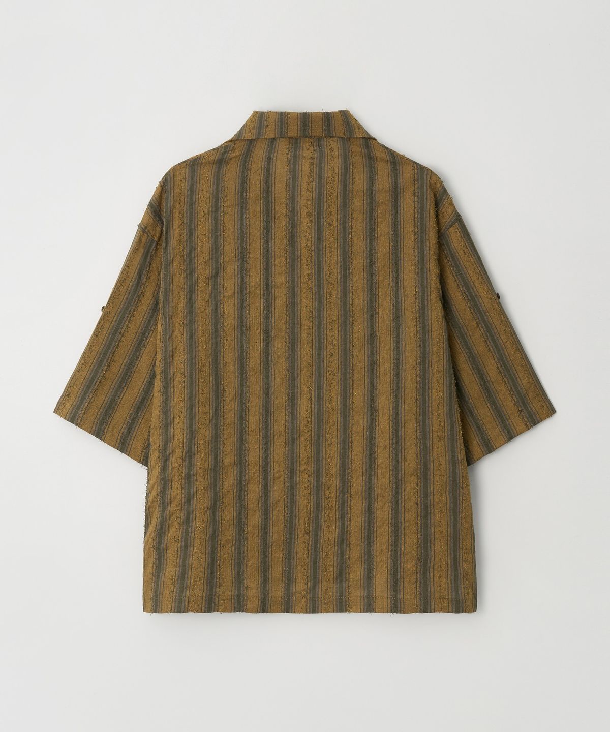 Hawaiian Stripe Shirt Mustard - detail 2