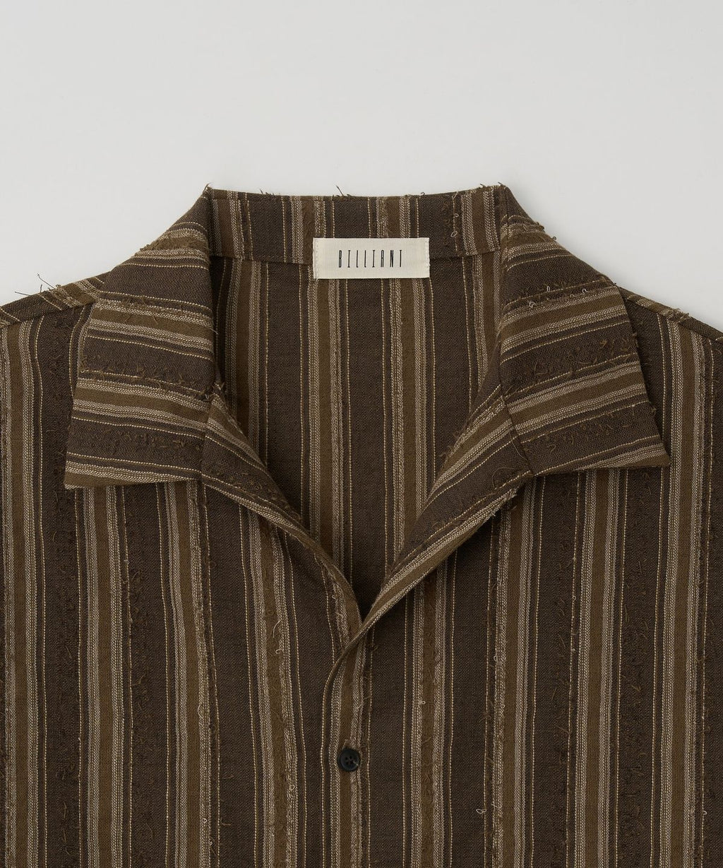 Hawaiian Stripe Shirt Brown - detail 1