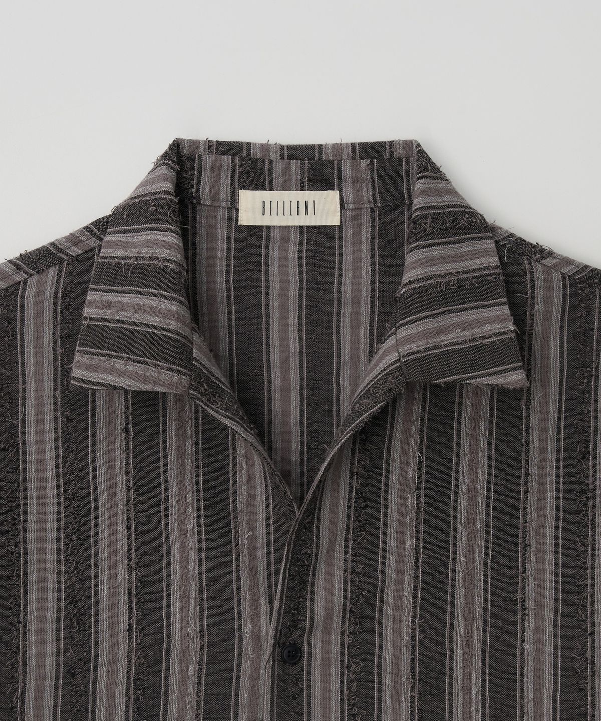 Hawaiian Stripe Shirt Charcoal - detail 1