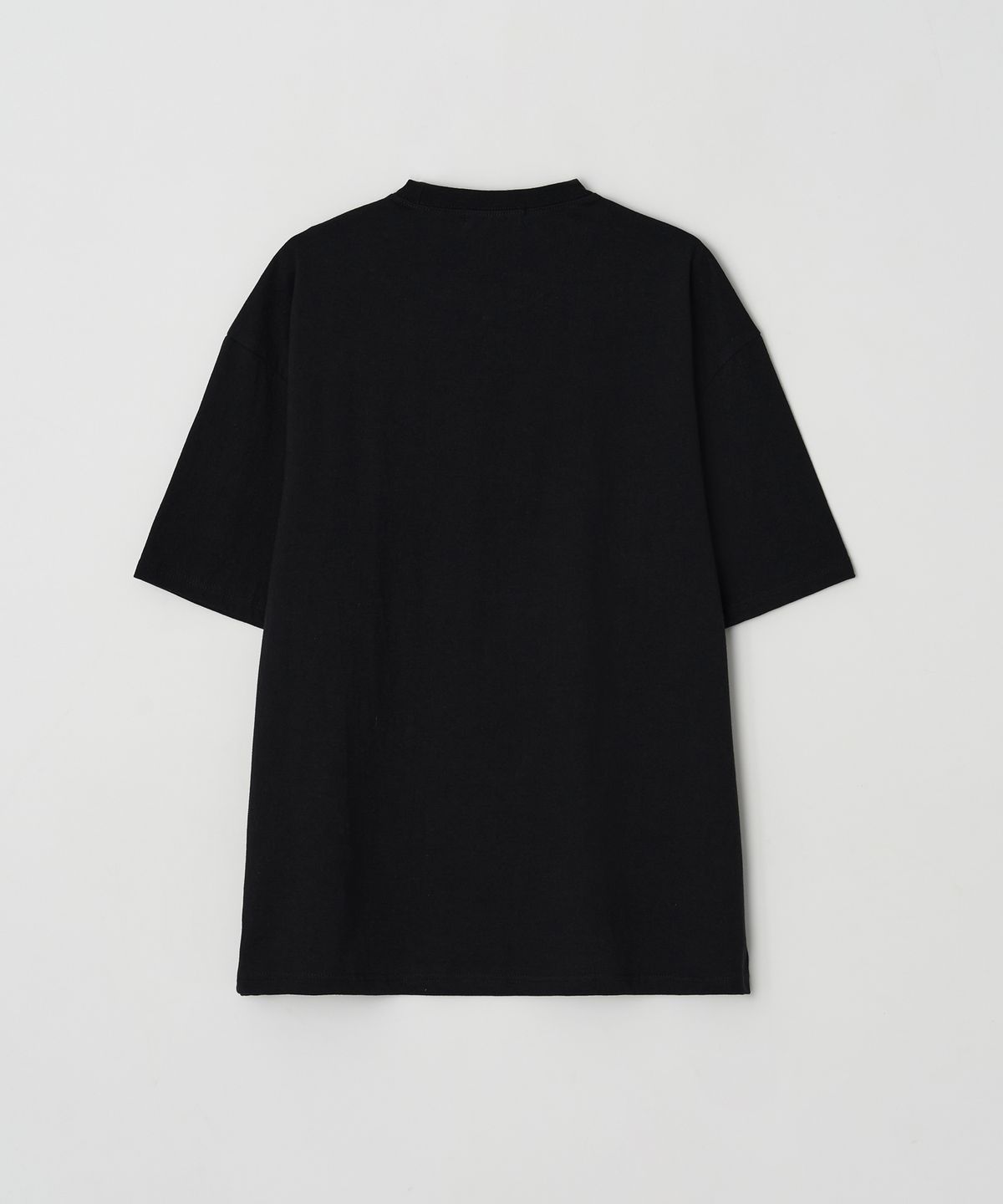Logo Print Oversized Short Sleeve Tee Black - detail 1
