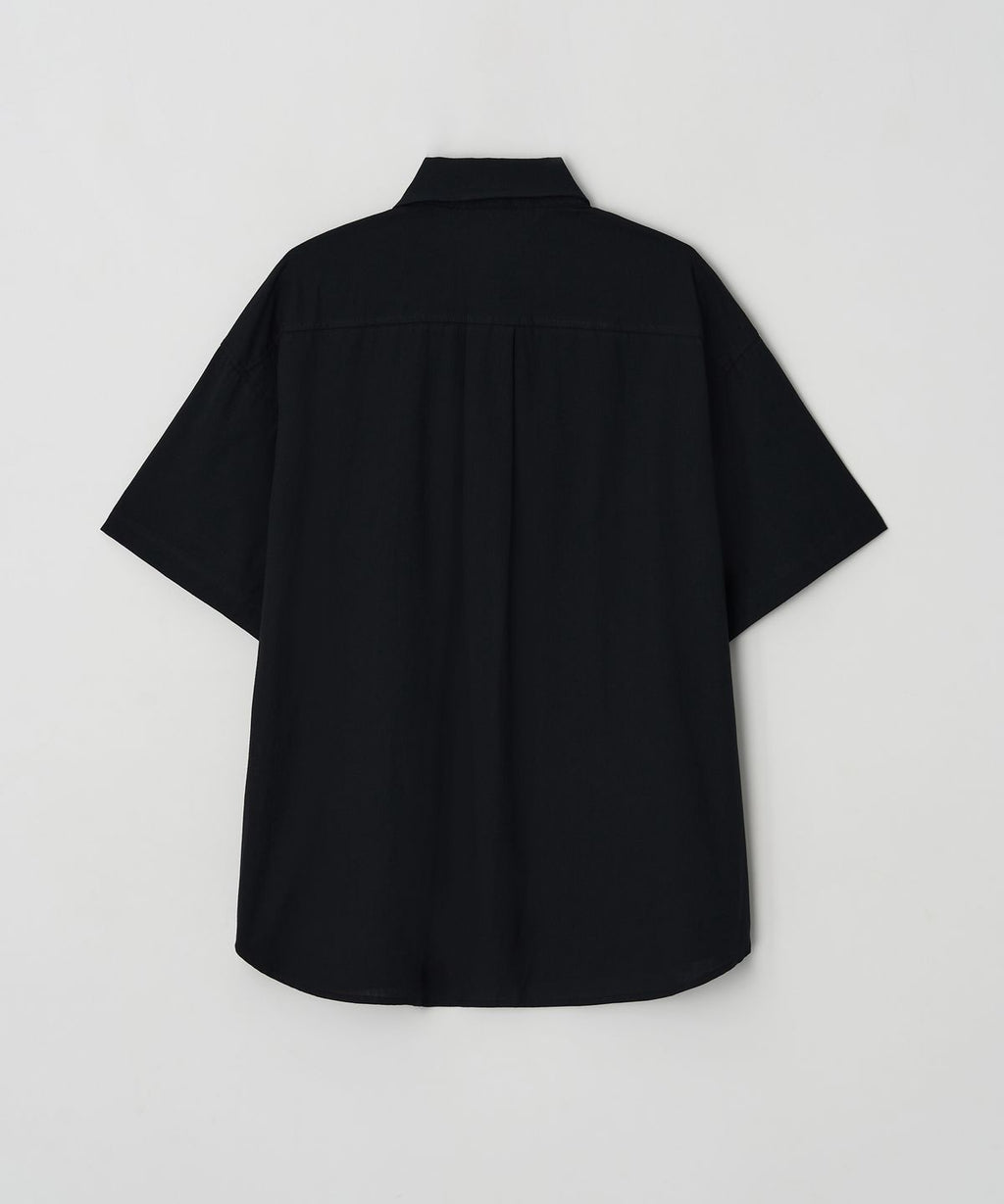 All-Day Linen-Like Shirt Black - detail 1