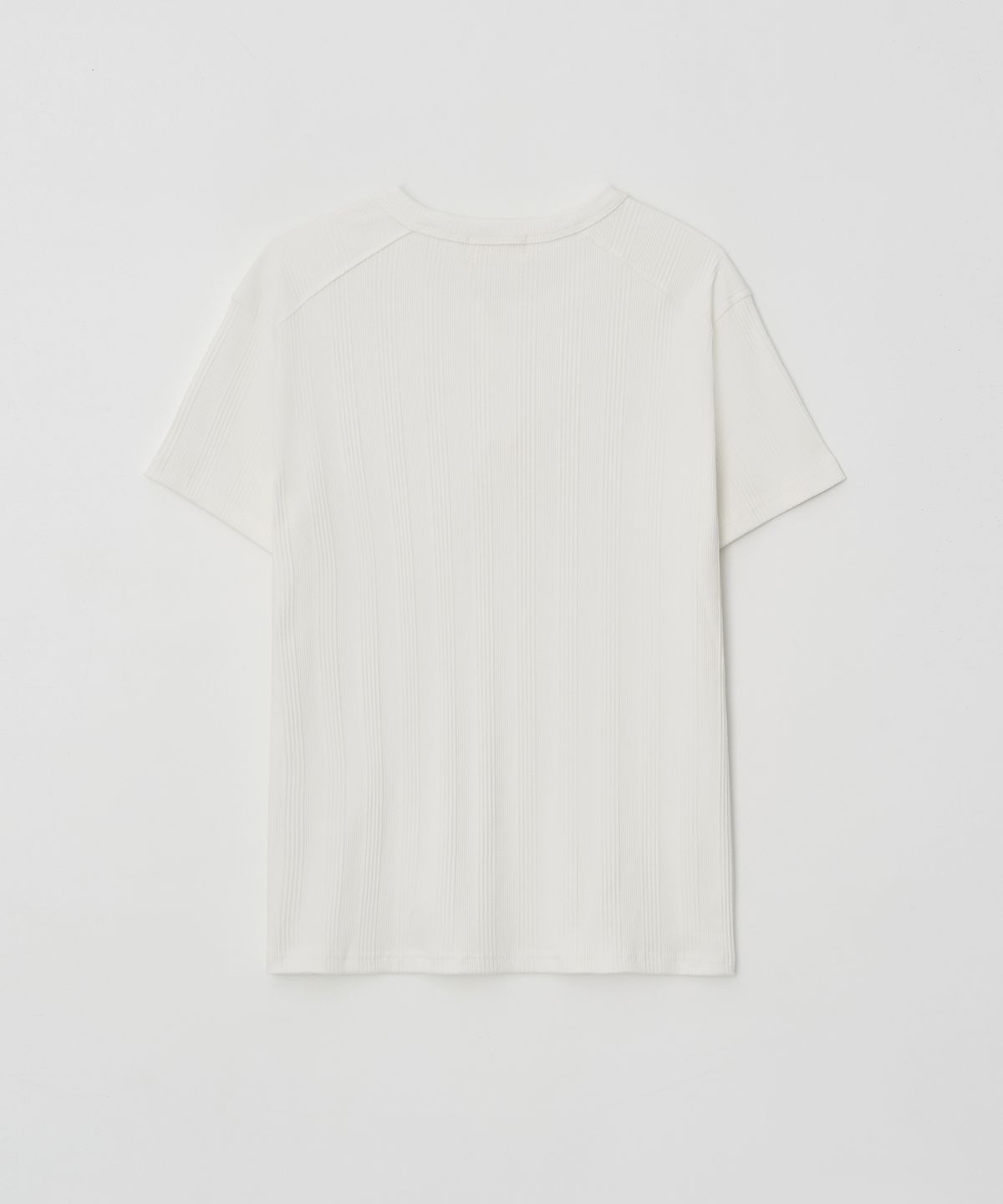Muscle Fit Basic Henley Ivory - detail 1