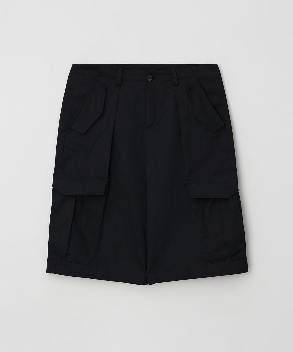 Crove Cargo Semi Bermuda Shorts Black - detail 1